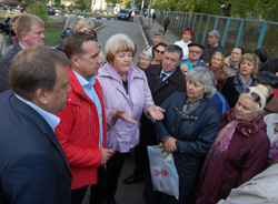 Глава Саратова 
провел несколько встреч с жителями Заводского района